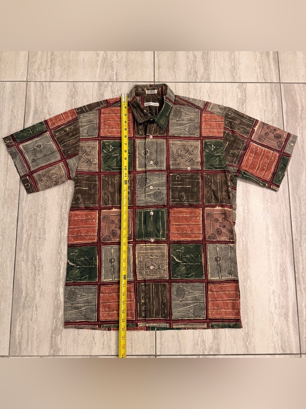 Burma Bibas Hawaiian 60 Singles Cotton Lawn Button Down (lot of 2) - M/M - Picture 5 of 11